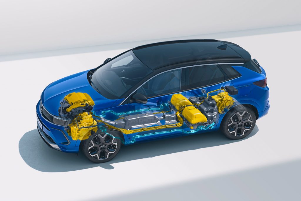 How do hybrid powertrains in modern cars work?